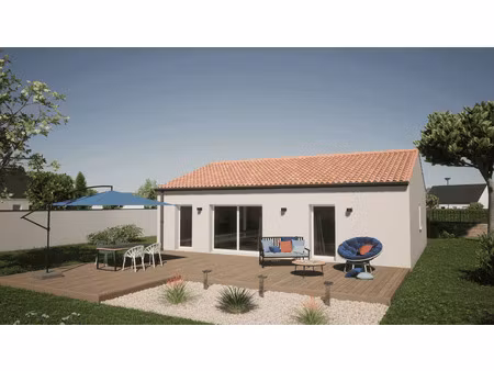 terrain avec maison neuve à vendre