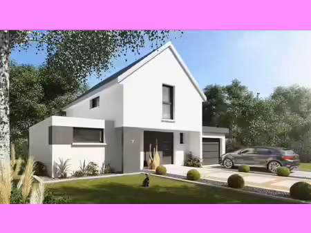 terrain avec maison neuve à vendre
