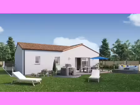 terrain avec maison neuve à vendre