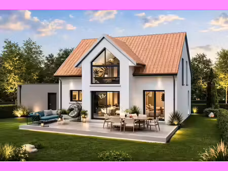 terrain avec maison neuve à vendre