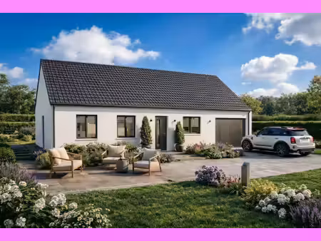 terrain avec maison neuve à vendre