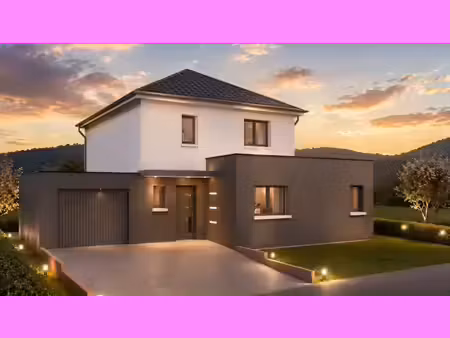 terrain avec maison neuve à vendre