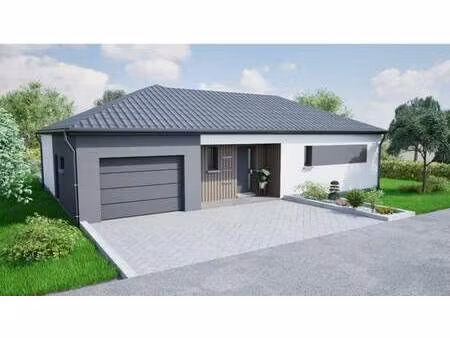 terrain avec maison neuve à vendre