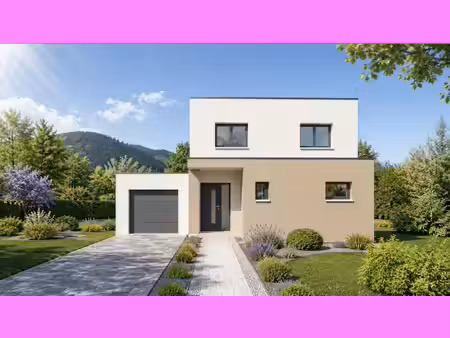 terrain avec maison neuve à vendre