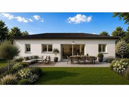 terrain avec maison neuve à vendre