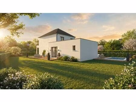 terrain avec maison neuve à vendre