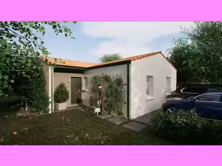 terrain avec maison neuve à vendre