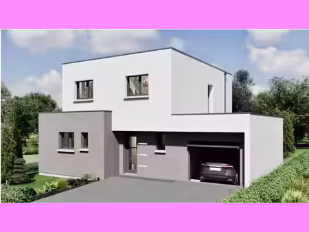 terrain avec maison neuve à vendre