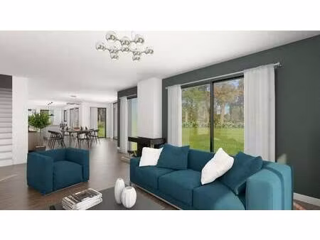 terrain avec maison neuve à vendre