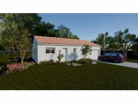 terrain avec maison neuve à vendre