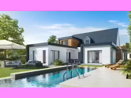terrain avec maison neuve à vendre