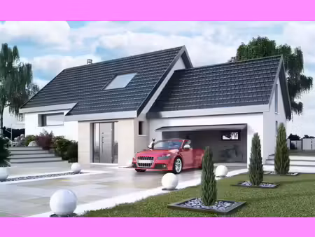 terrain avec maison neuve à vendre