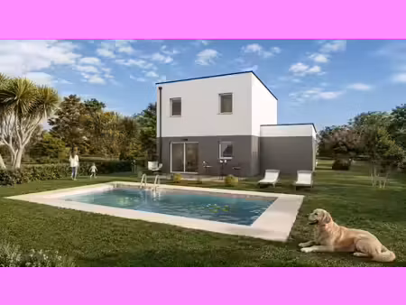 terrain avec maison neuve à vendre