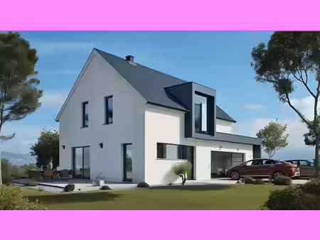 terrain avec maison neuve à vendre
