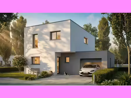 terrain avec maison neuve à vendre