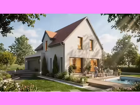 terrain avec maison neuve à vendre