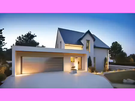 terrain avec maison neuve à vendre