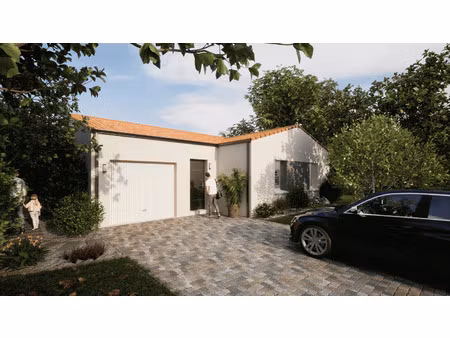 terrain avec maison neuve à vendre