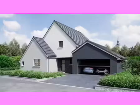 terrain avec maison neuve à vendre