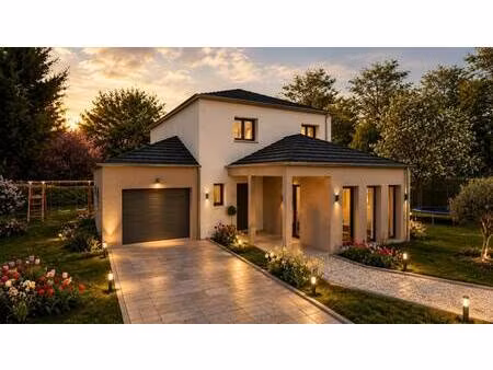 terrain avec maison neuve à vendre