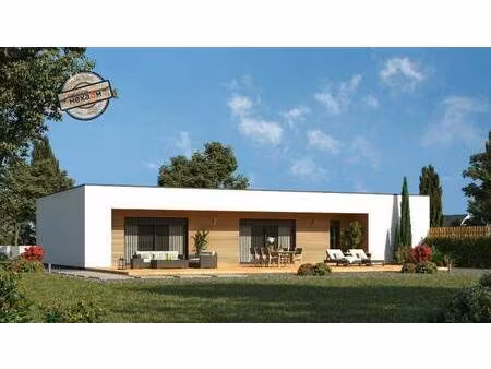 terrain avec maison neuve à vendre