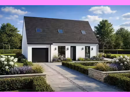 terrain avec maison neuve à vendre