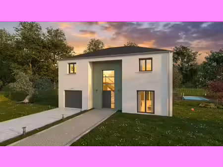 terrain avec maison neuve à vendre
