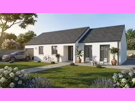 terrain avec maison neuve à vendre