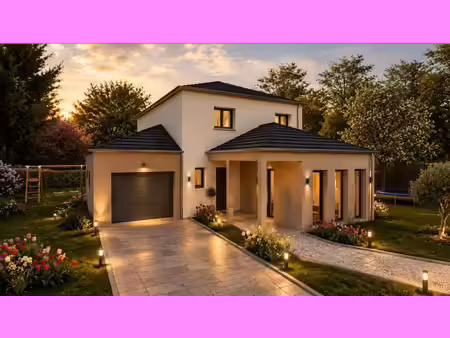 terrain avec maison neuve à vendre