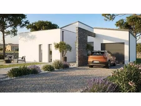 terrain avec maison neuve à vendre