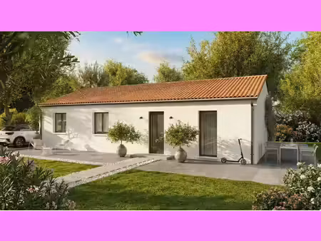 terrain avec maison neuve à vendre