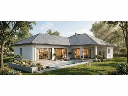 terrain avec maison neuve à vendre