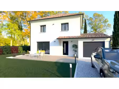 terrain avec maison neuve à vendre