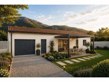 terrain avec maison neuve à vendre