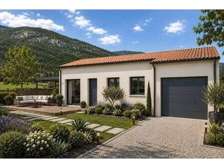 terrain avec maison neuve à vendre