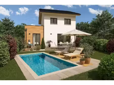 terrain avec maison neuve à vendre