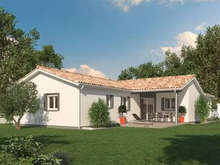 terrain avec maison neuve à vendre