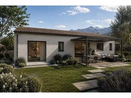 terrain avec maison neuve à vendre