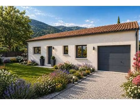 terrain avec maison neuve à vendre