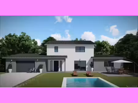 terrain avec maison neuve à vendre