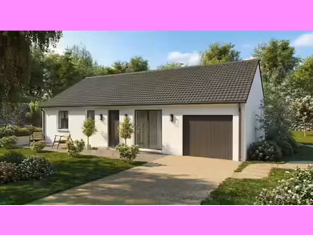 terrain avec maison neuve à vendre