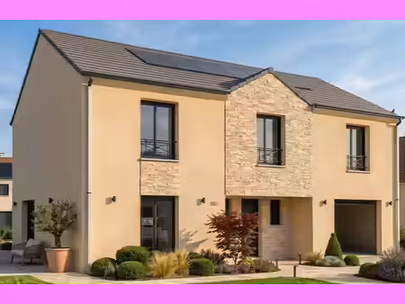terrain avec maison neuve à vendre
