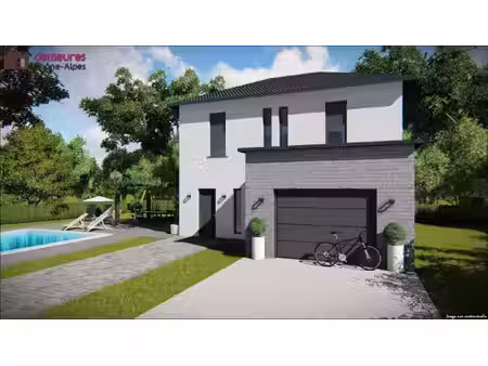 terrain avec maison neuve à vendre
