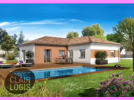 terrain avec maison neuve à vendre