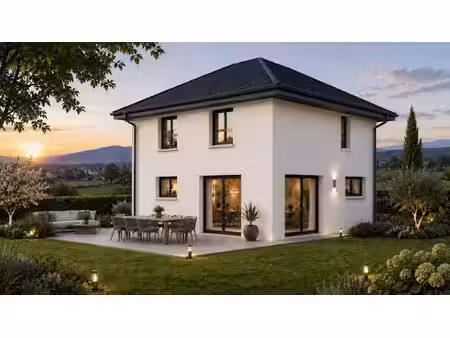 terrain avec maison neuve à vendre