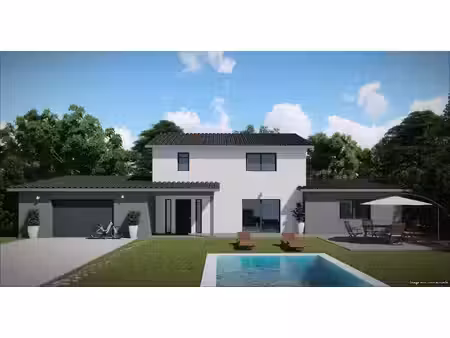 terrain avec maison neuve à vendre