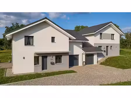 terrain avec maison neuve à vendre