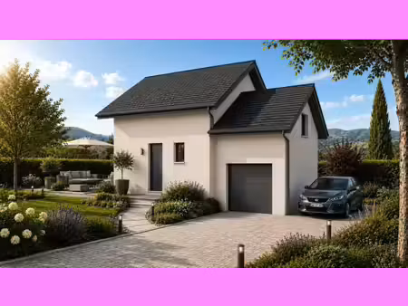 terrain avec maison neuve à vendre