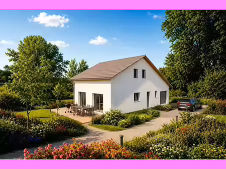 terrain avec maison neuve à vendre
