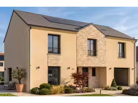 terrain avec maison neuve à vendre